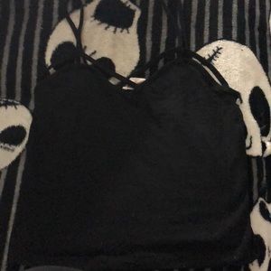 black crop top